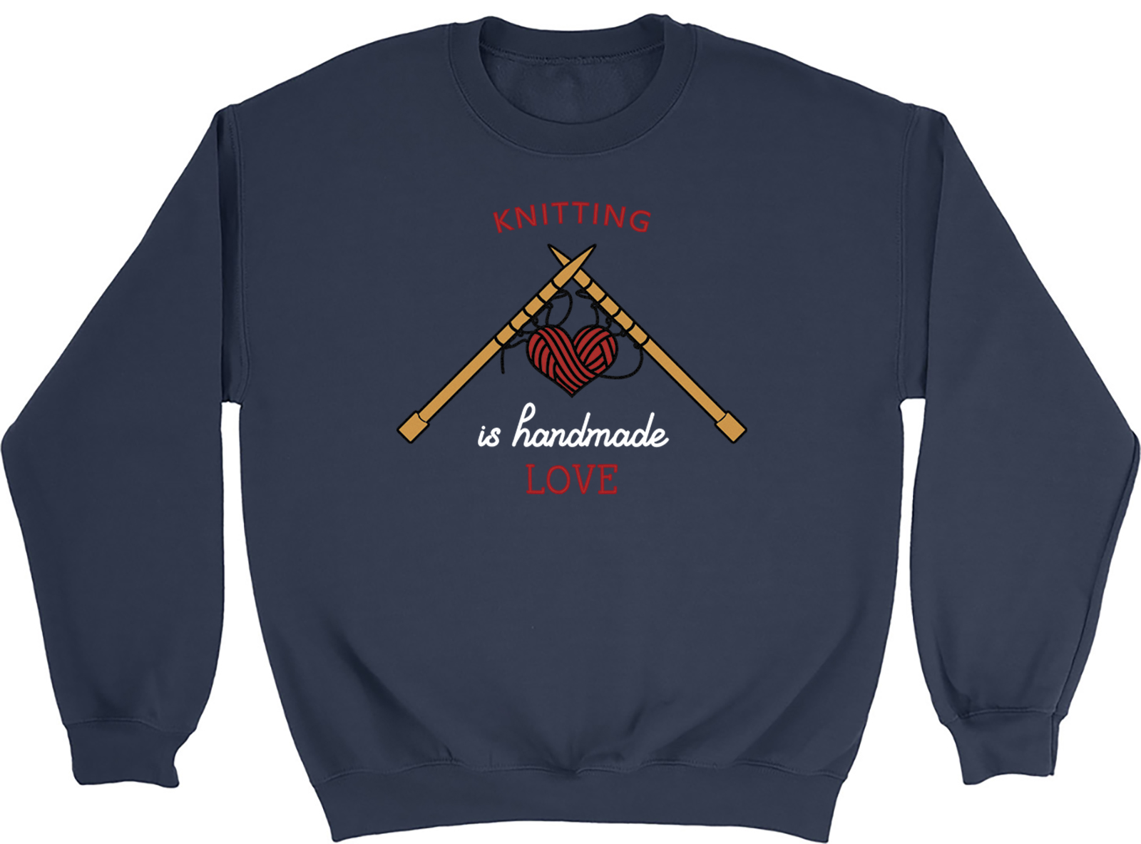 Knitting sweatshirt on sale